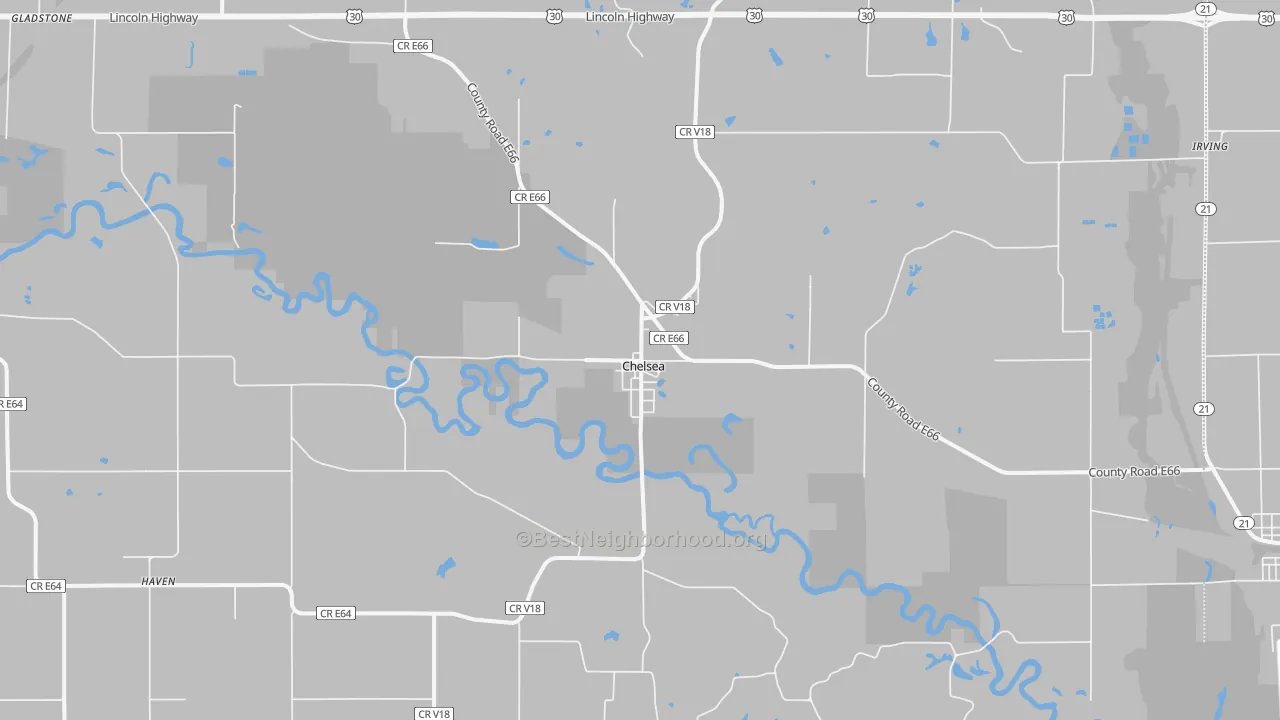 Transit Grade map of 52215, IA