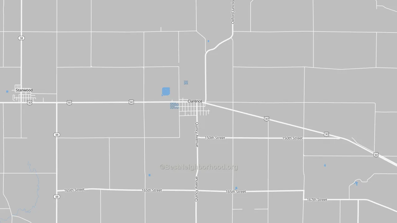 Transit Grade map of 52216, IA