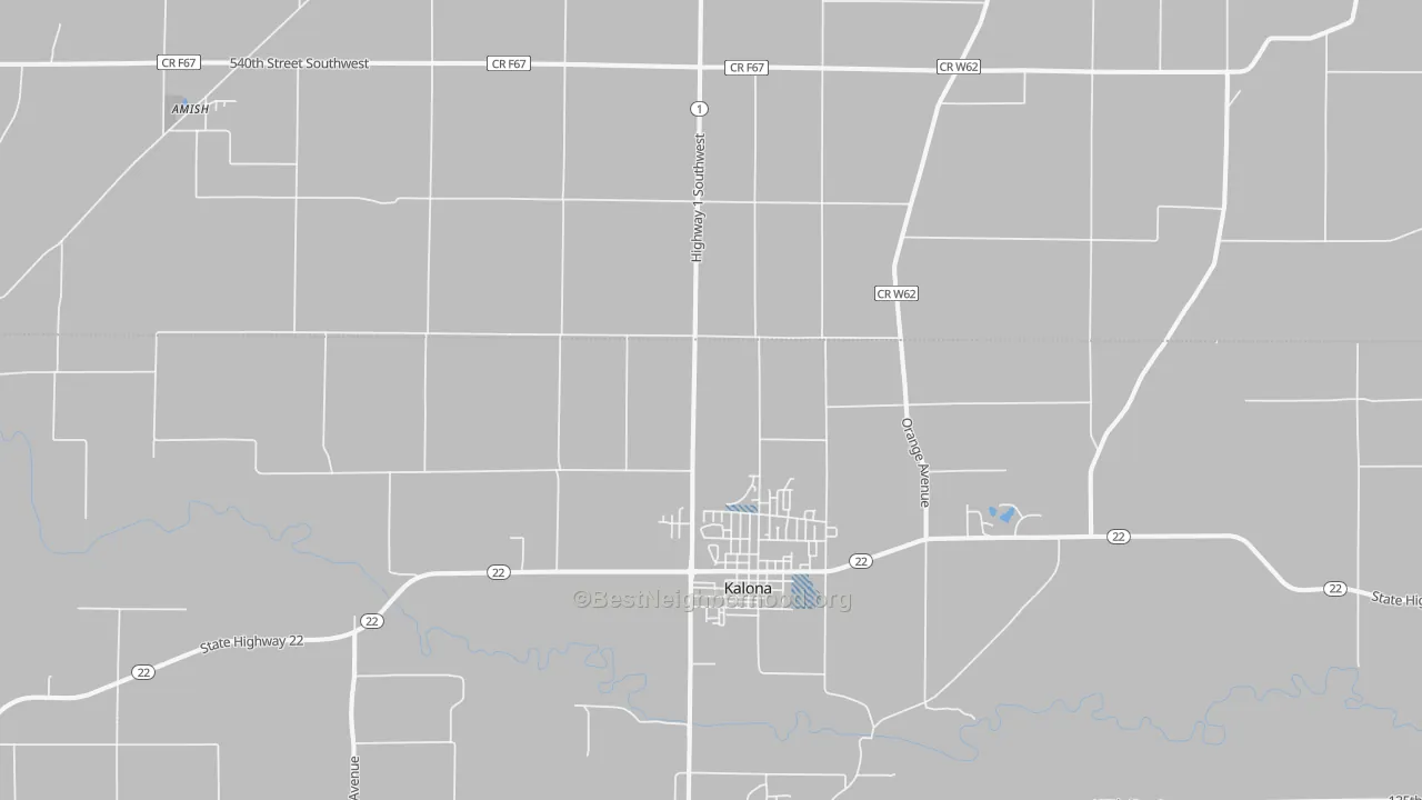 Transit Grade map of 52247, IA