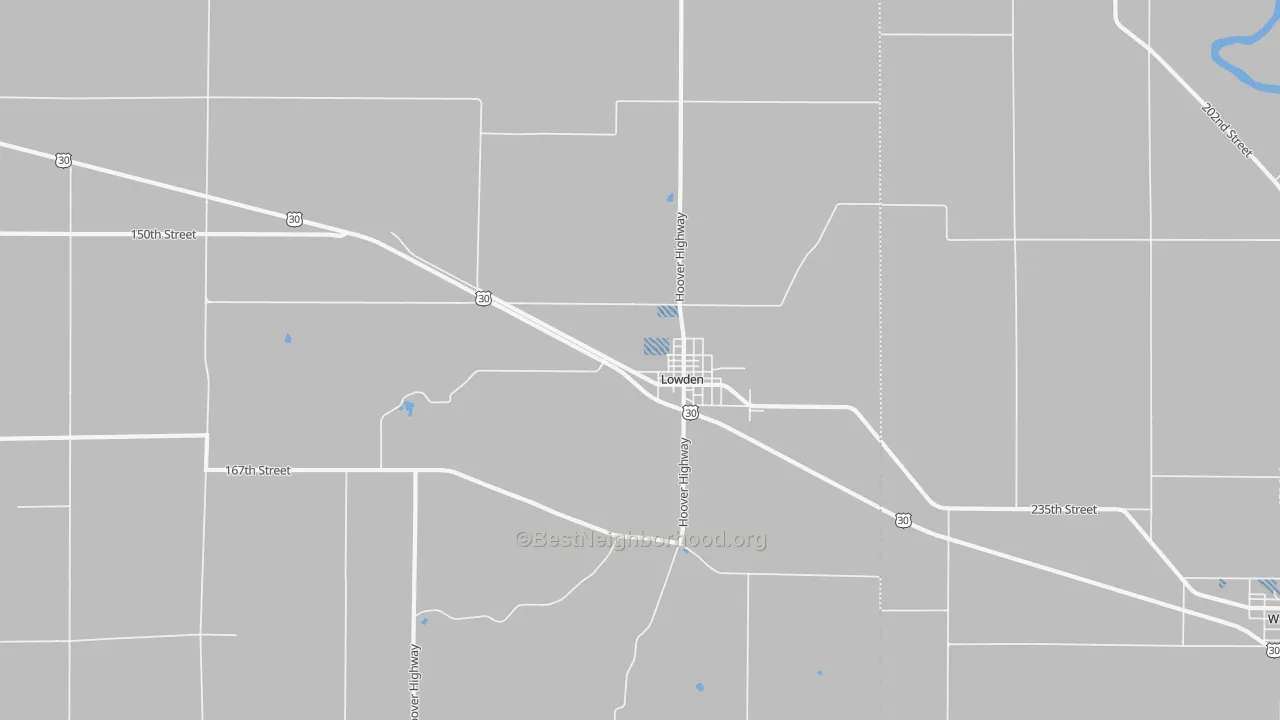Transit Grade map of 52255, IA