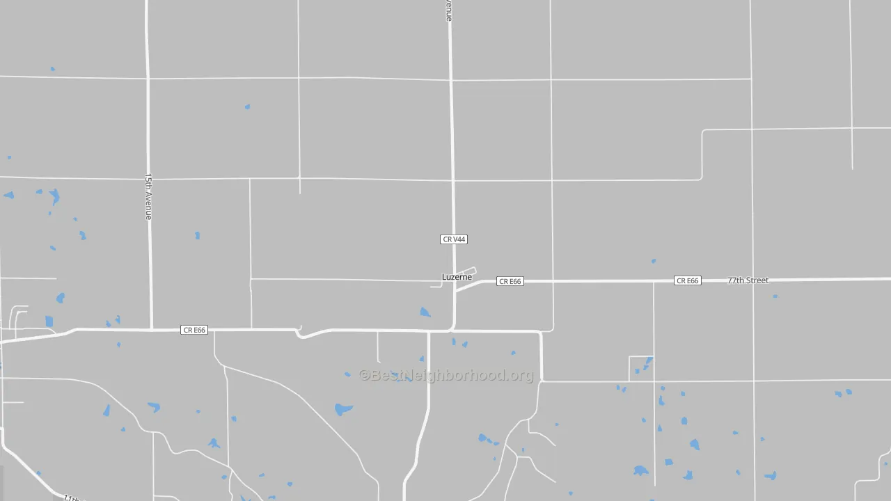 Transit Grade map of 52257, IA