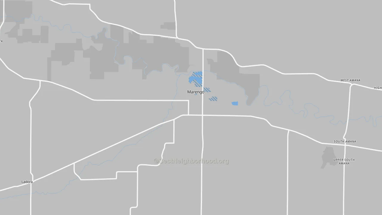Transit Grade map of 52301, IA