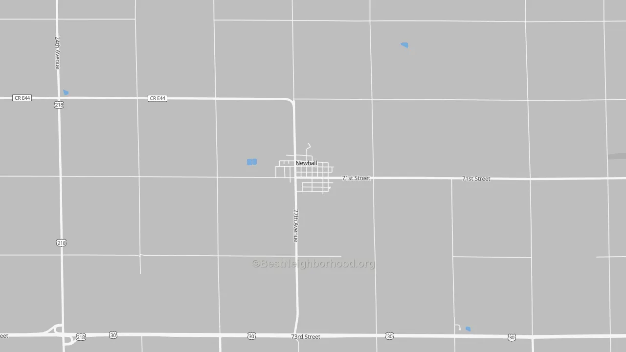 Transit Grade map of 52315, IA