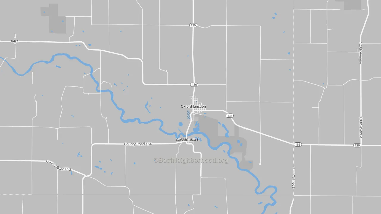 Transit Grade map of 52323, IA