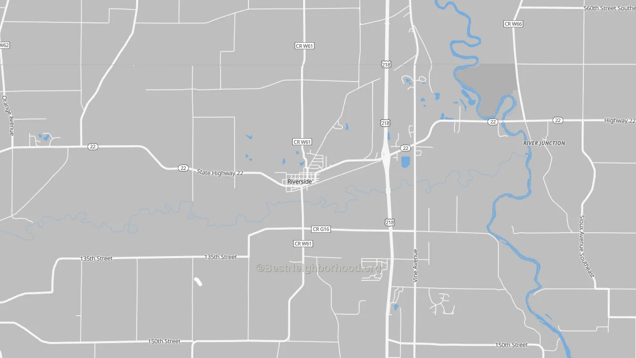 Transit Grade map of 52327, IA