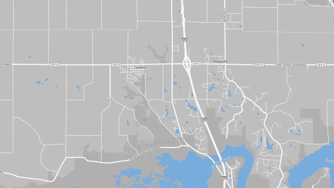 Transit Grade map of 52338, IA