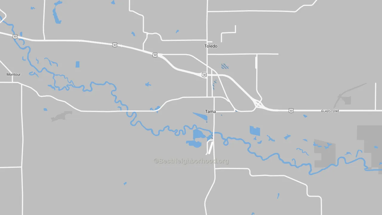 Transit Grade map of 52339, IA