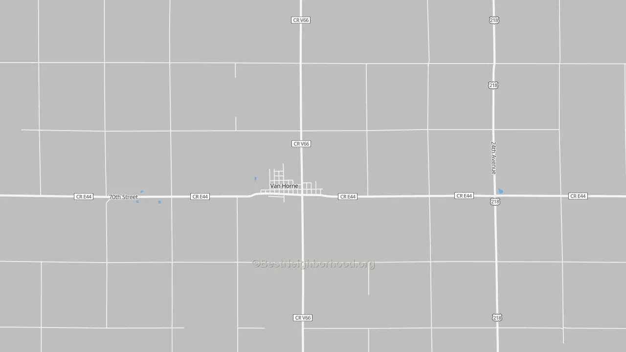 Transit Grade map of 52346, IA