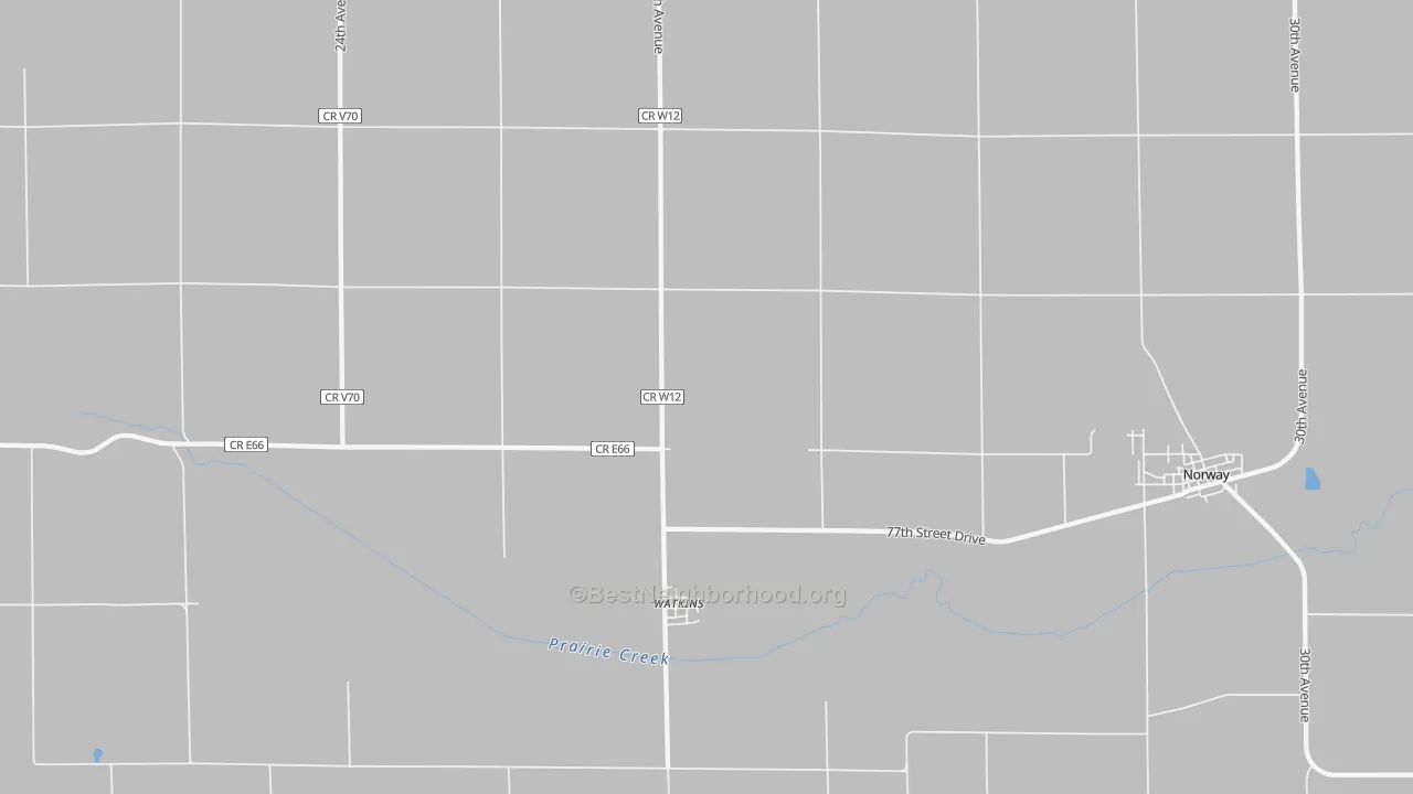 Transit Grade map of 52354, IA