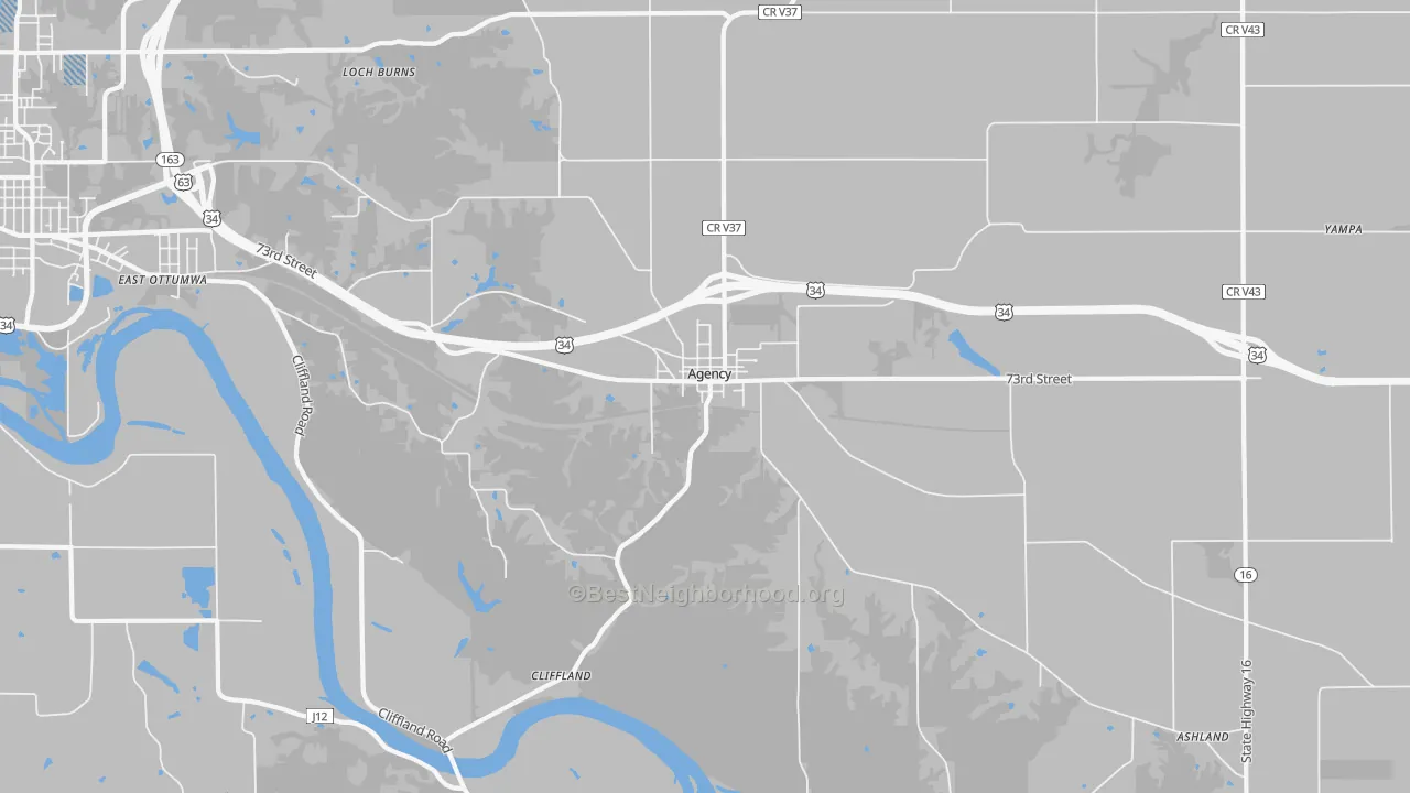 Transit Grade map of 52530, IA