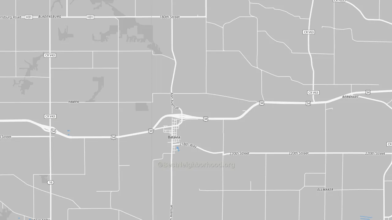 Transit Grade map of 52533, IA