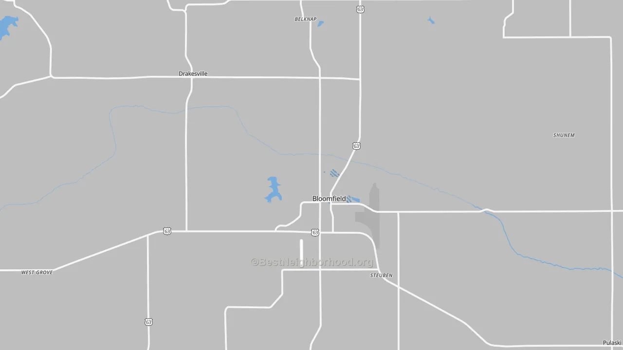 Transit Grade map of 52537, IA