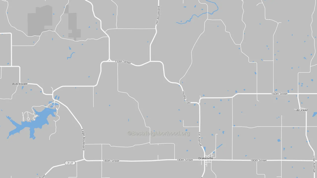 Transit Grade map of 52552, IA