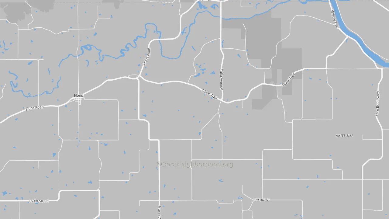 Transit Grade map of 52560, IA