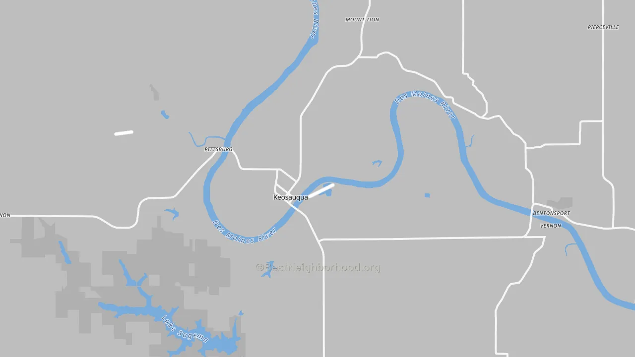 Transit Grade map of 52565, IA