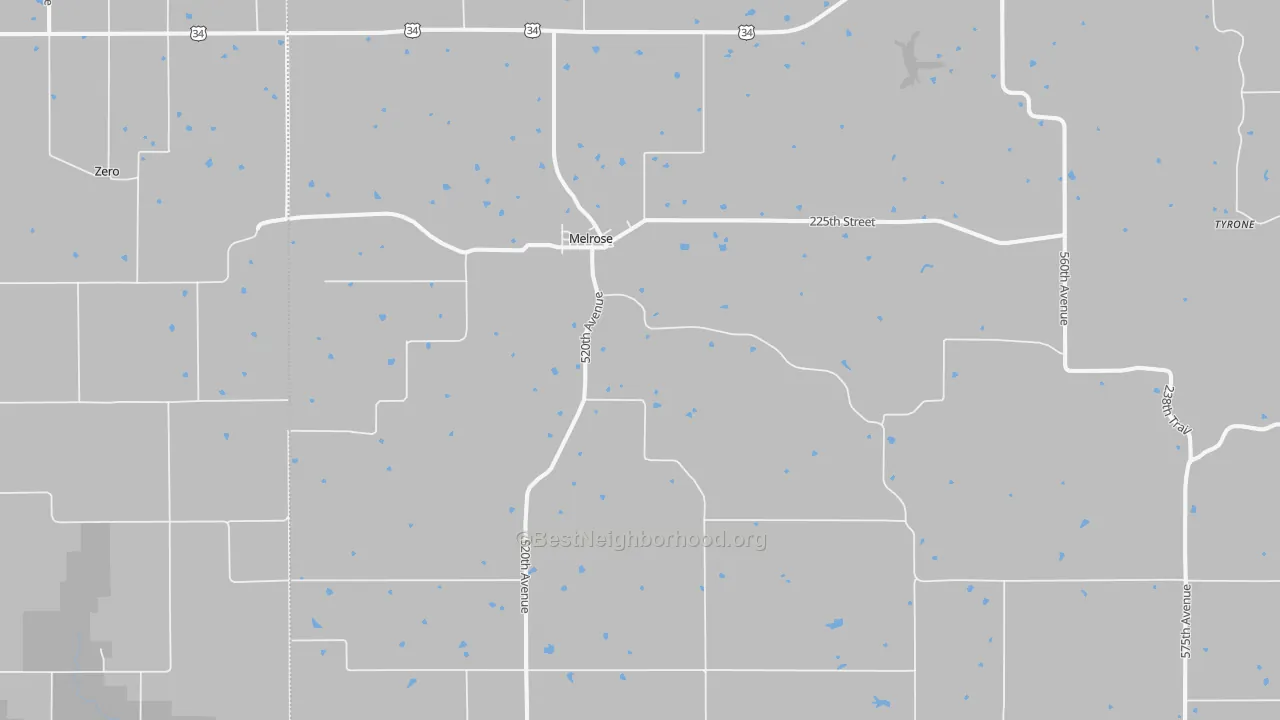 Transit Grade map of 52569, IA