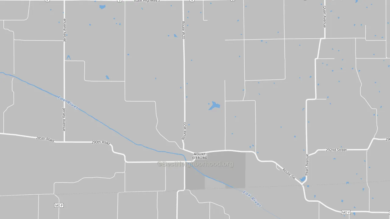 Transit Grade map of 52573, IA