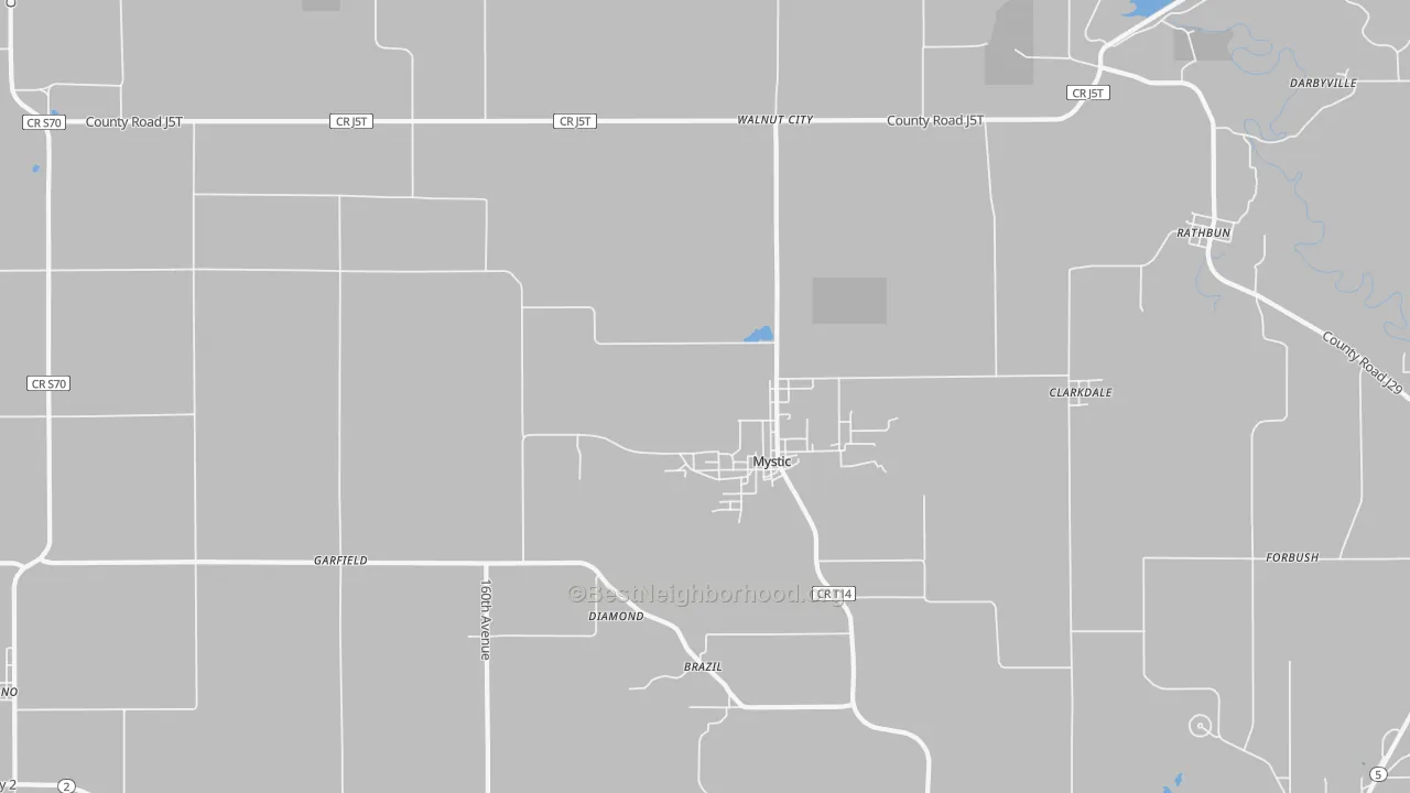 Transit Grade map of 52574, IA