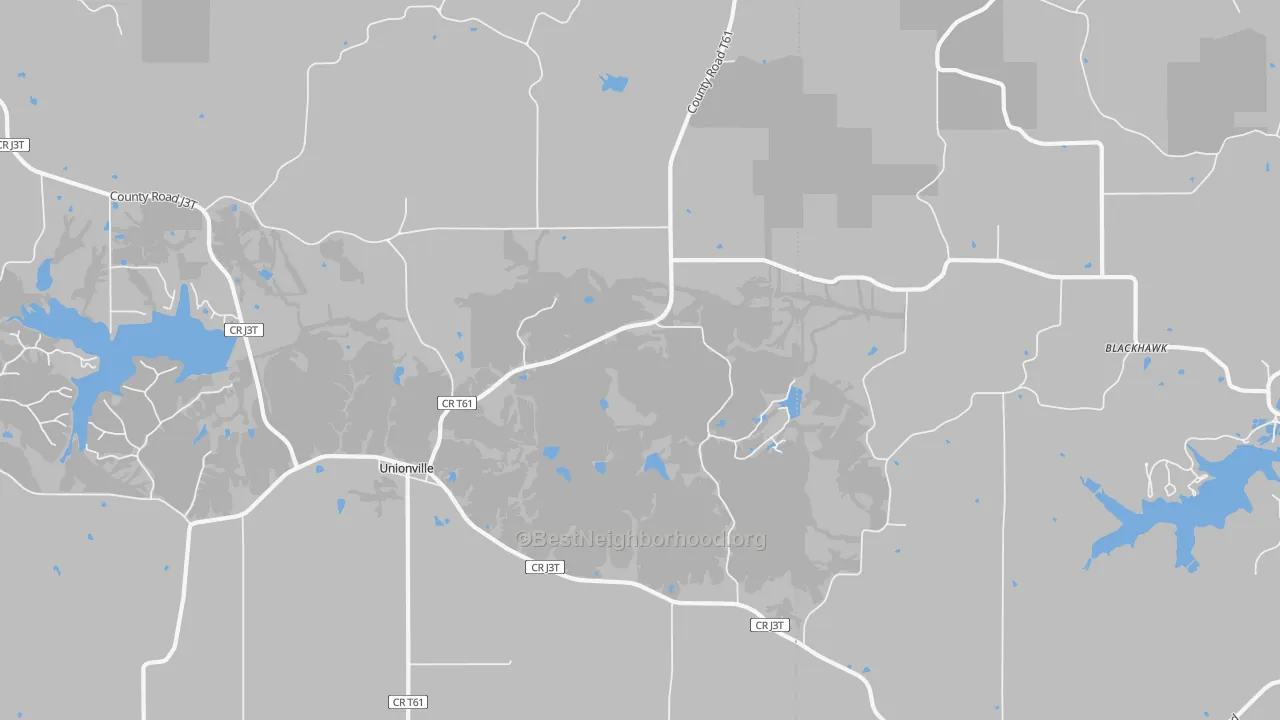 Transit Grade map of 52594, IA
