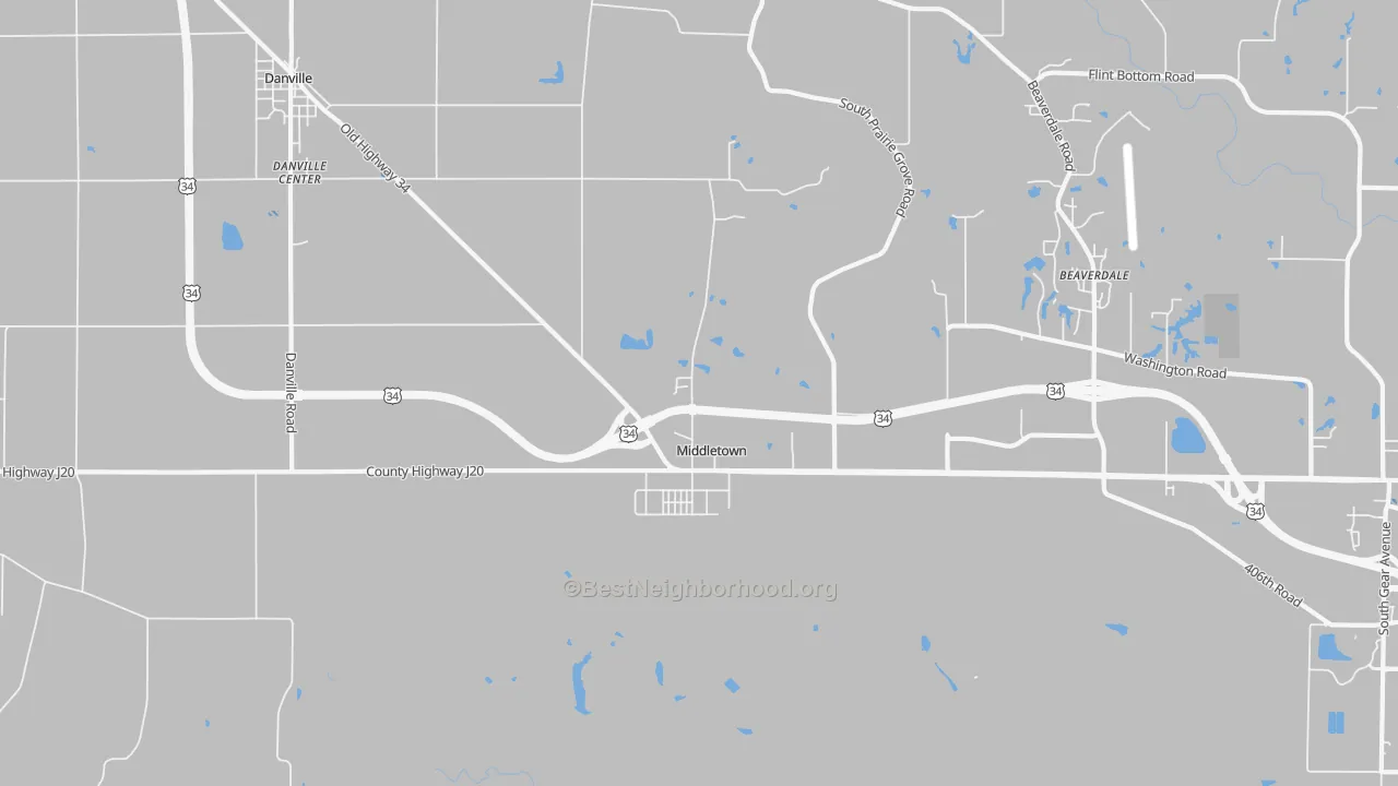 Transit Grade map of 52638, IA
