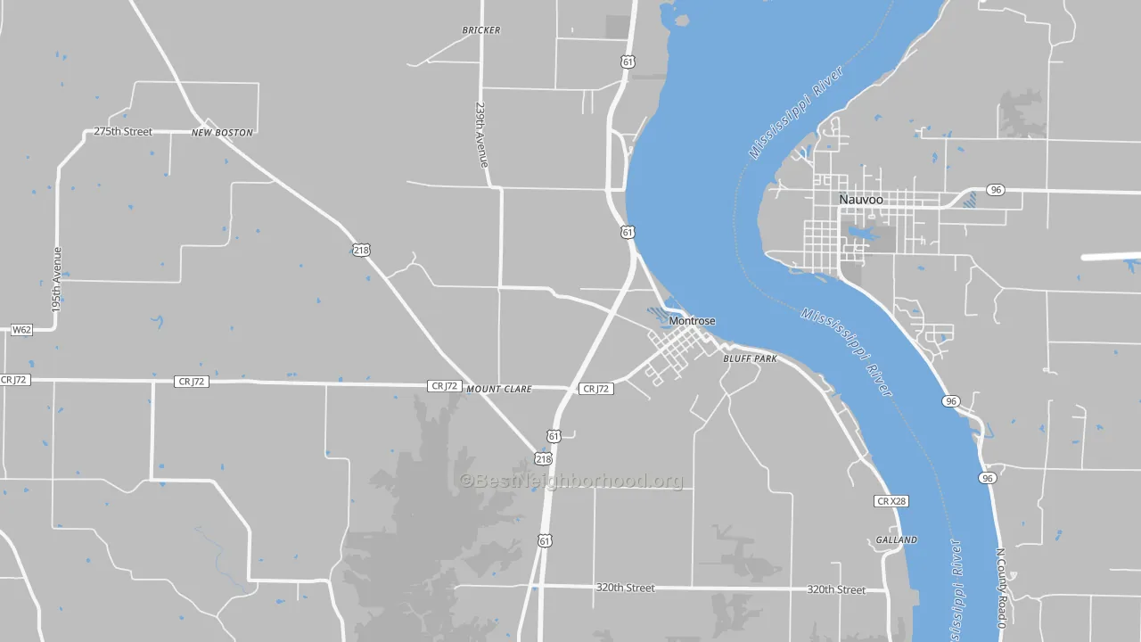 Transit Grade map of 52639, IA