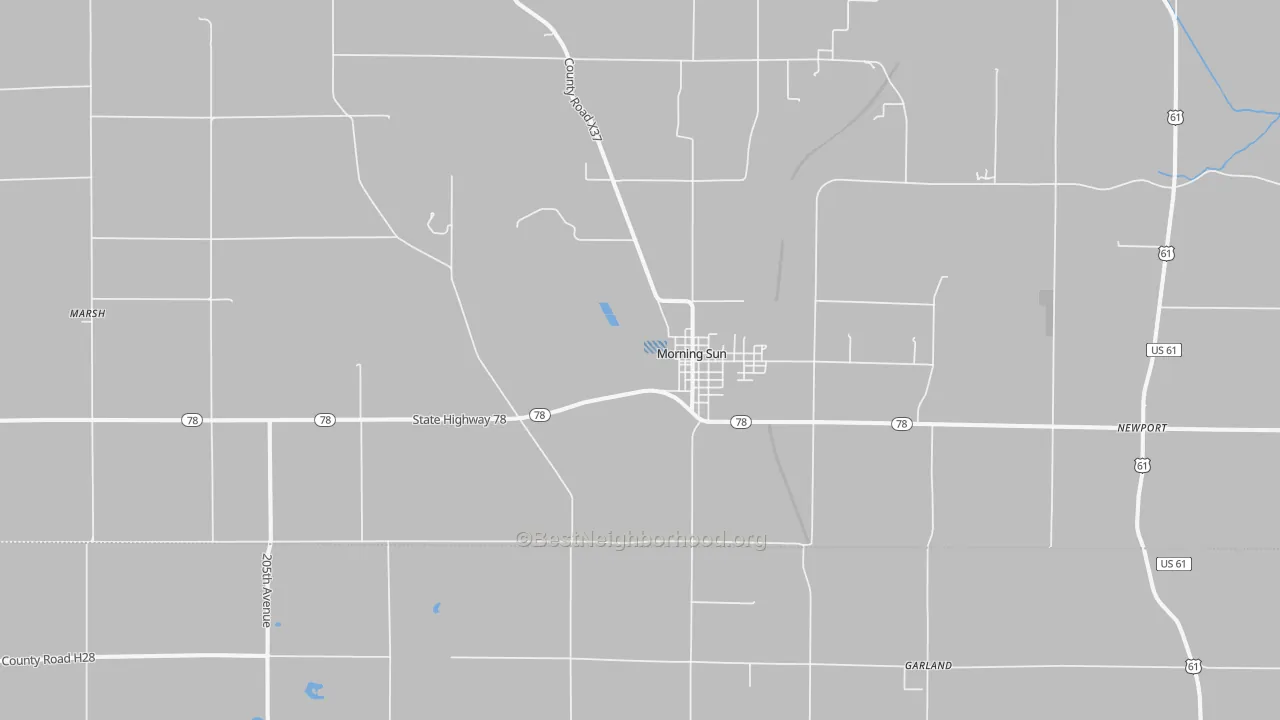 Transit Grade map of 52640, IA