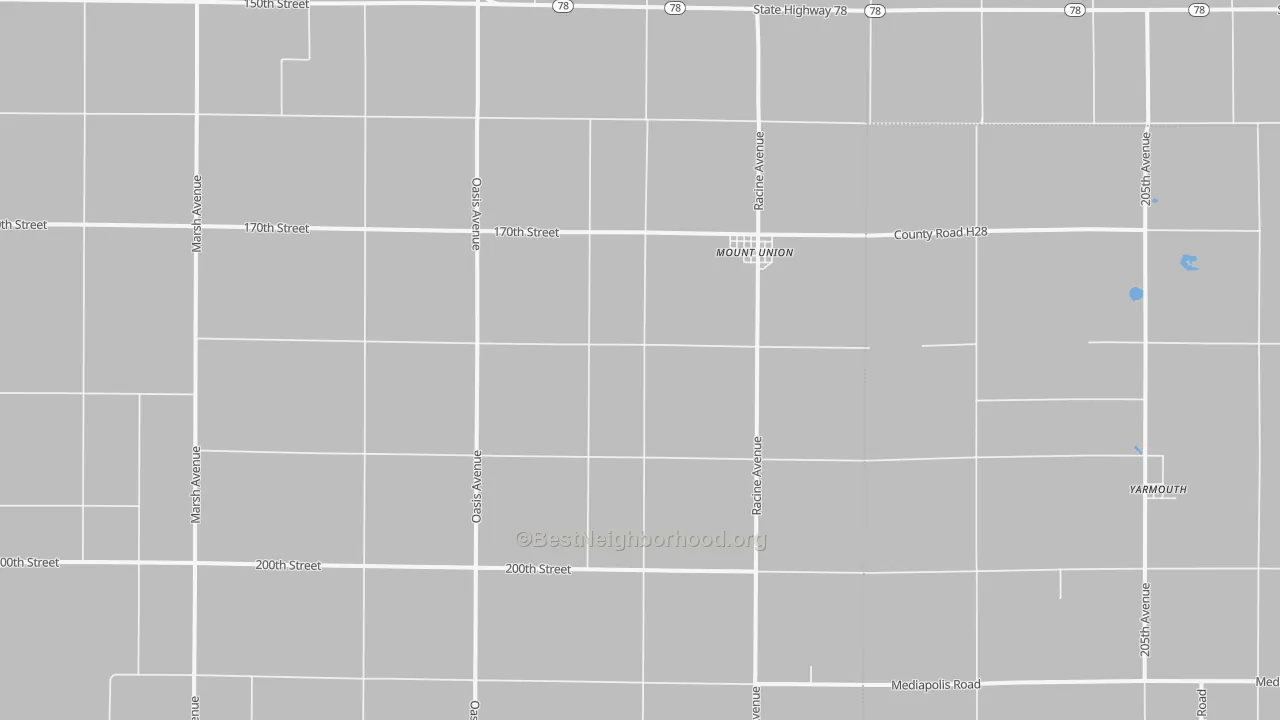 Transit Grade map of 52644, IA