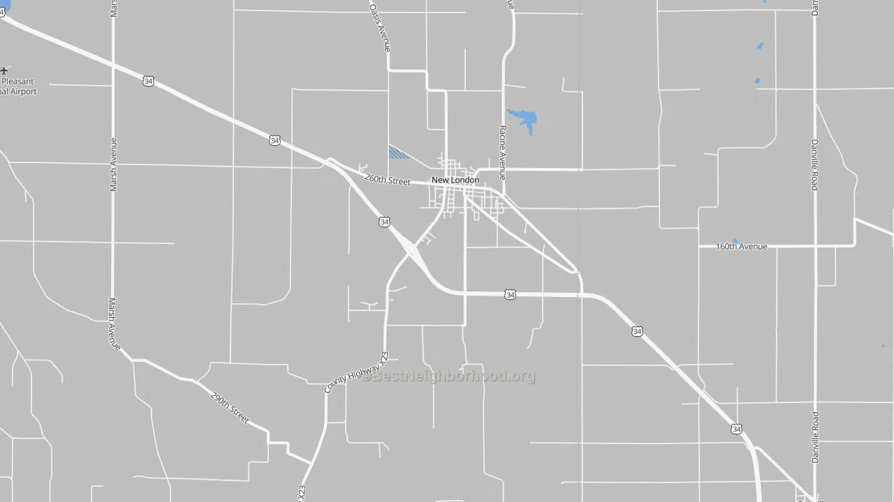 Transit Grade map of 52645, IA