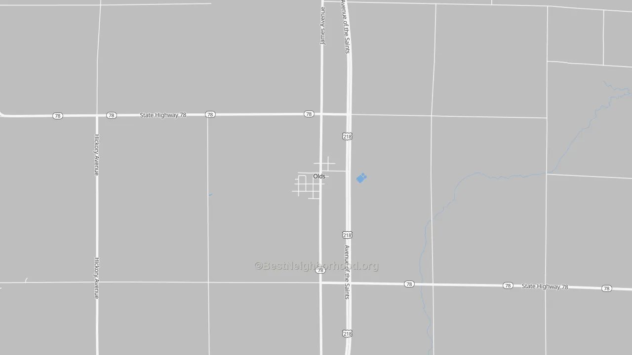 Transit Grade map of 52647, IA
