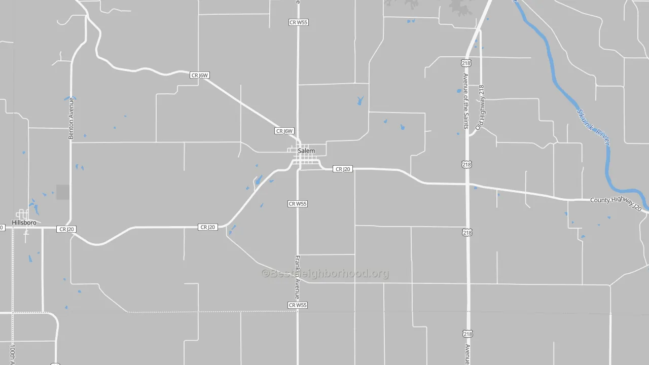 Transit Grade map of 52649, IA