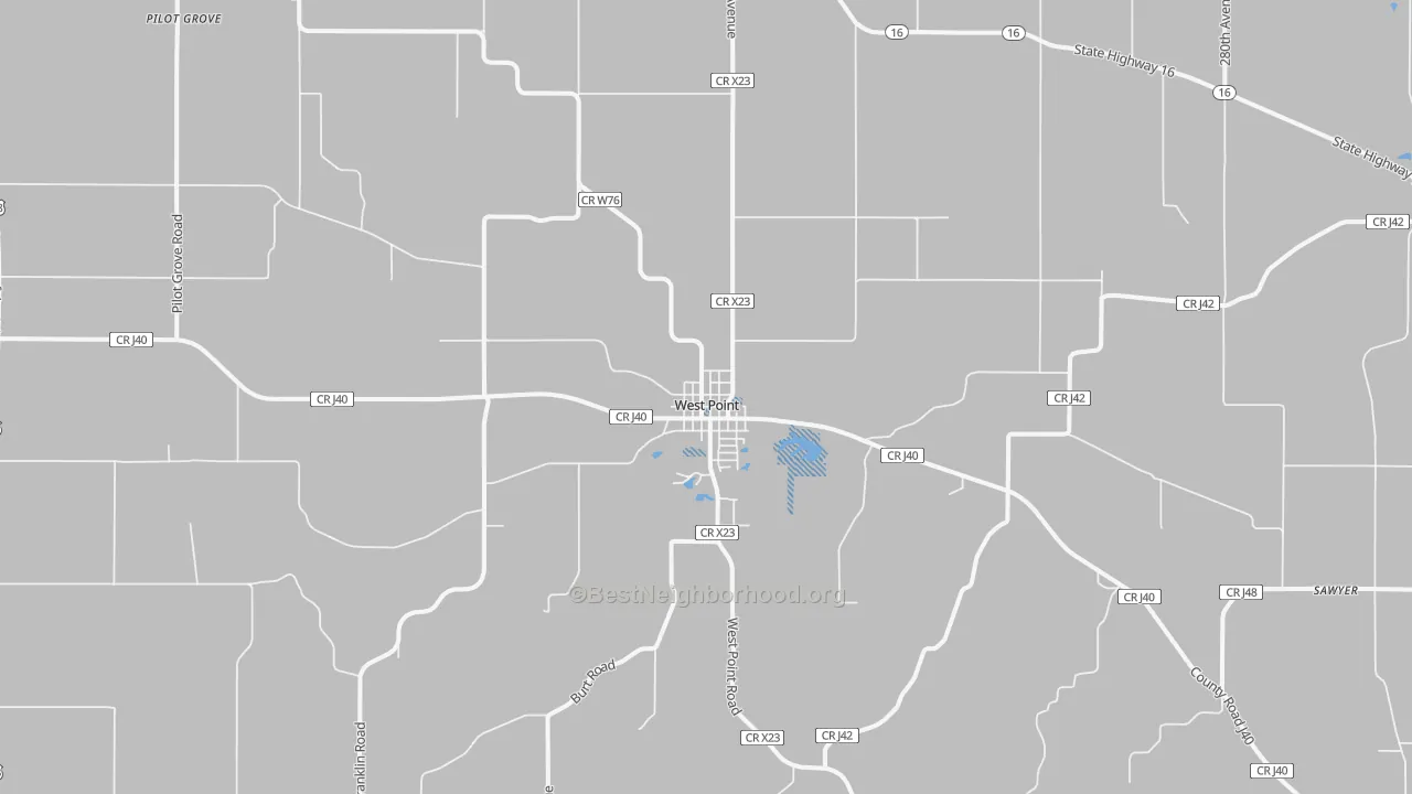 Transit Grade map of 52656, IA