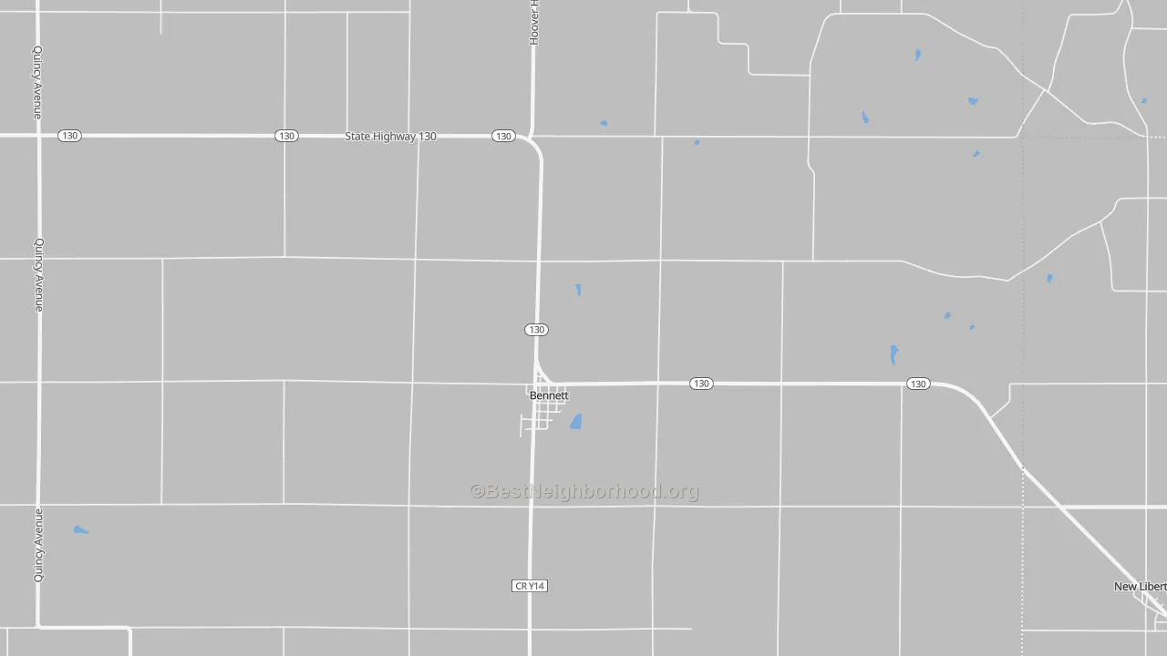 Transit Grade map of 52721, IA