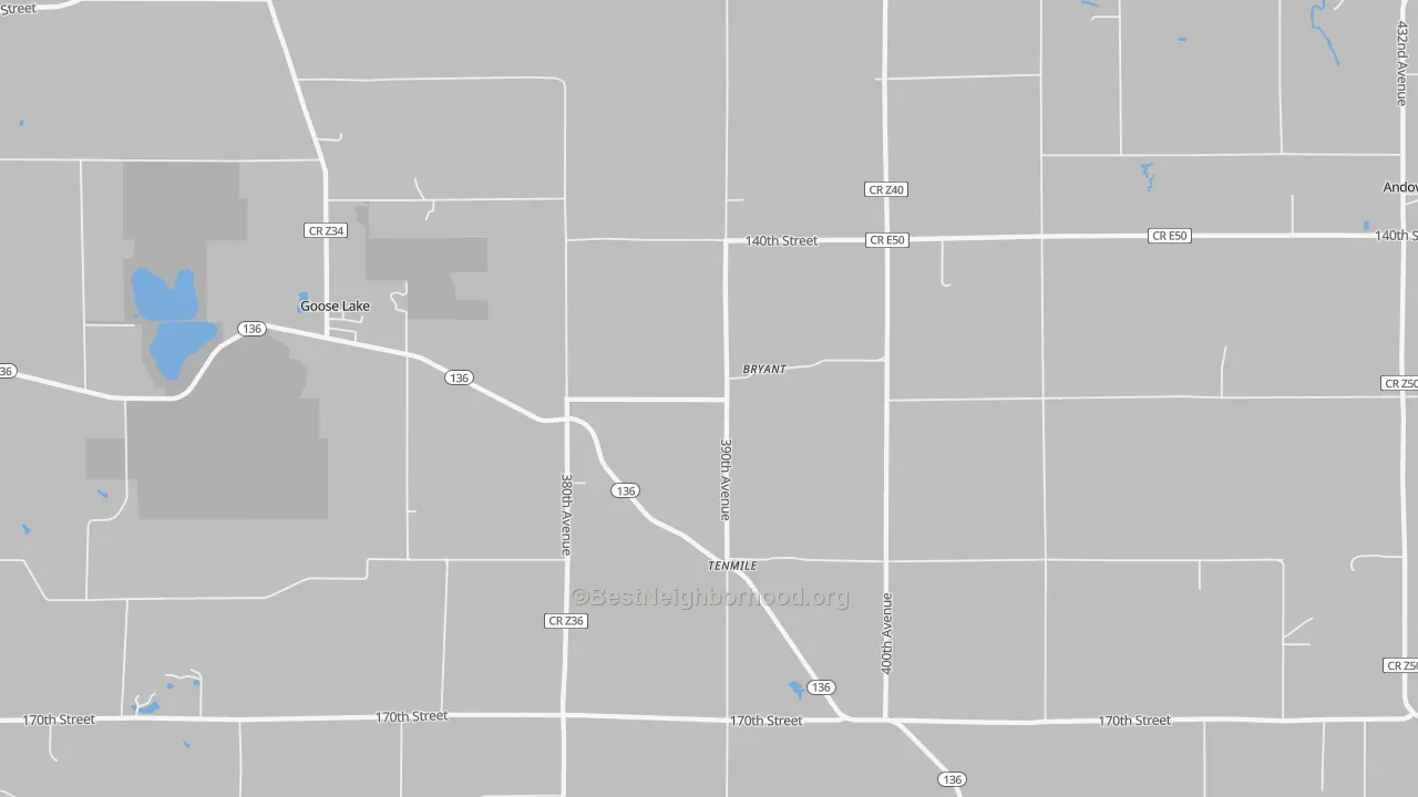 Transit Grade map of 52727, IA