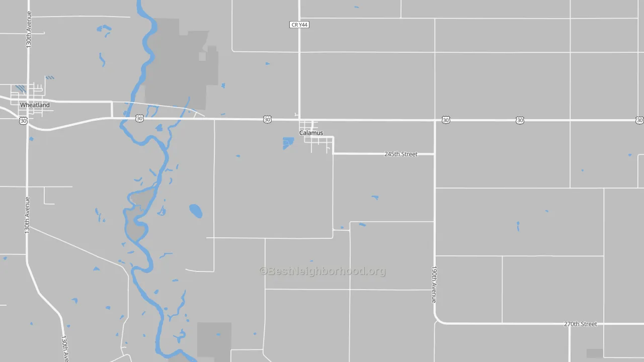 Transit Grade map of 52729, IA