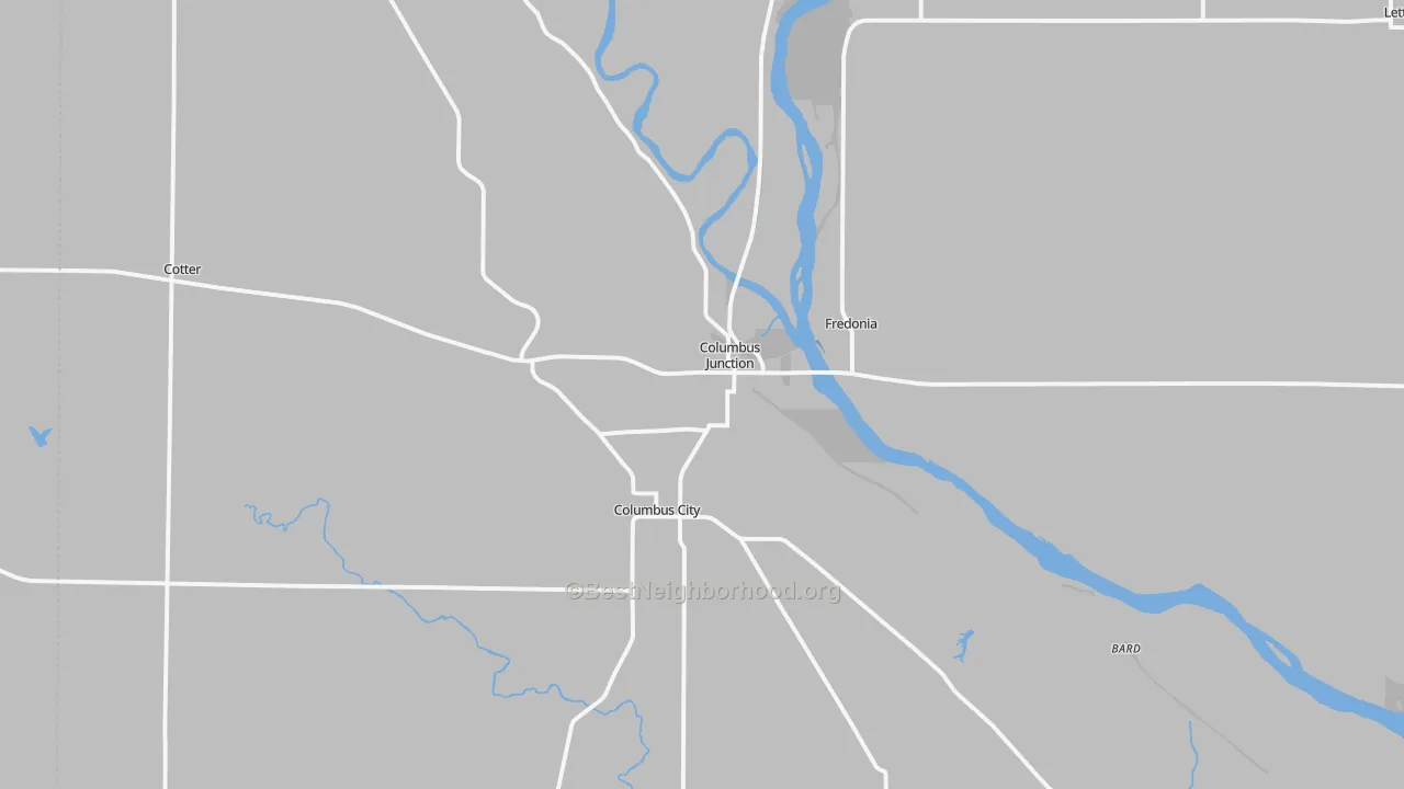 Transit Grade map of 52738, IA