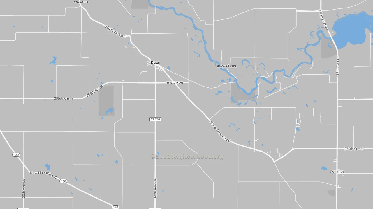 Transit Grade map of 52745, IA