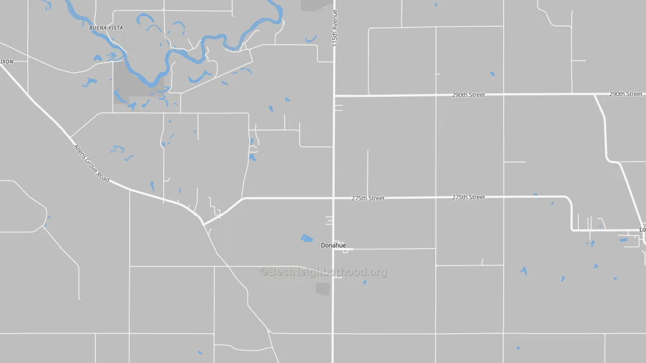 Transit Grade map of 52746, IA