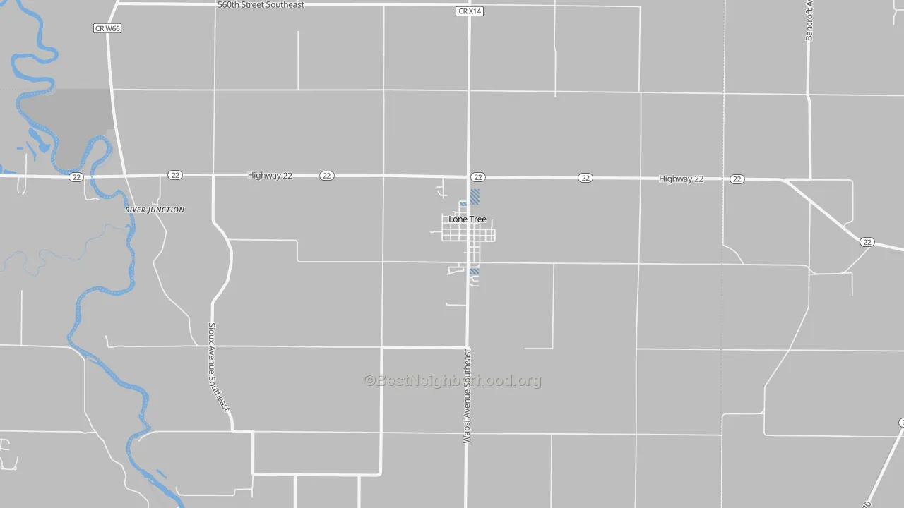 Transit Grade map of 52755, IA