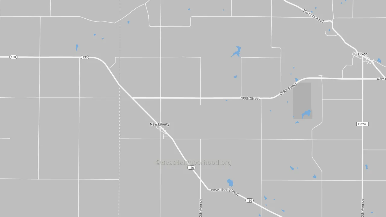 Transit Grade map of 52765, IA