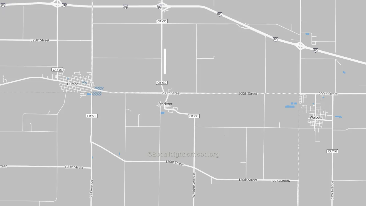 Transit Grade map of 52769, IA