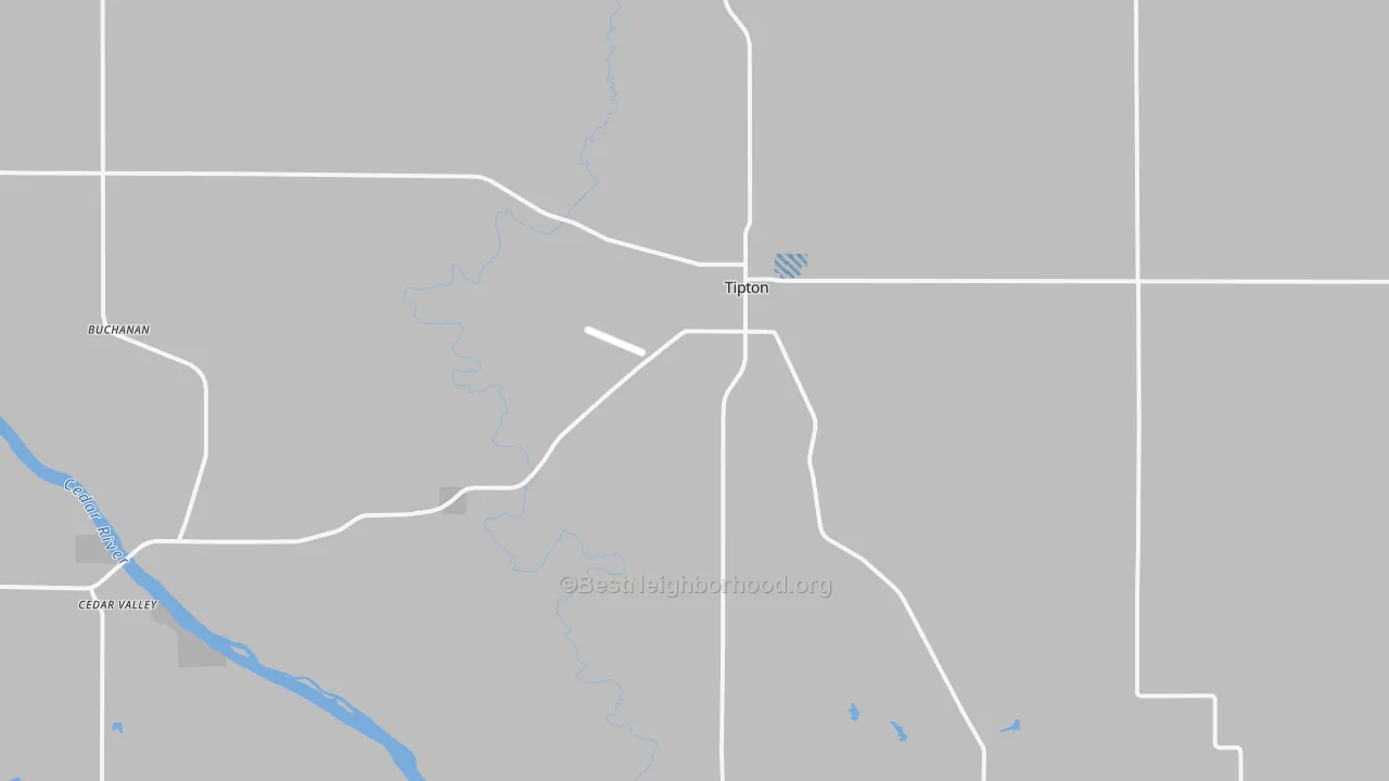 Transit Grade map of 52772, IA