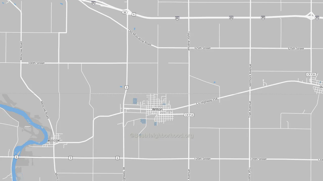 Transit Grade map of 52778, IA