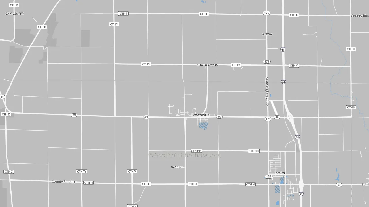 Transit Grade map of 53006, WI