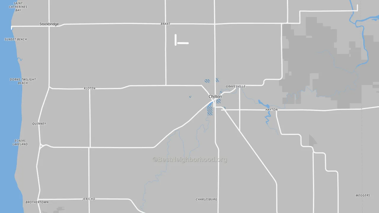 Transit Grade map of 53014, WI