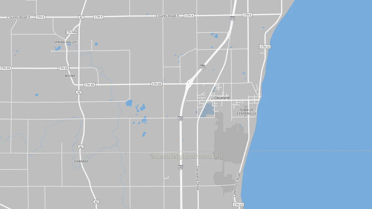 Transit Grade map of 53015, WI