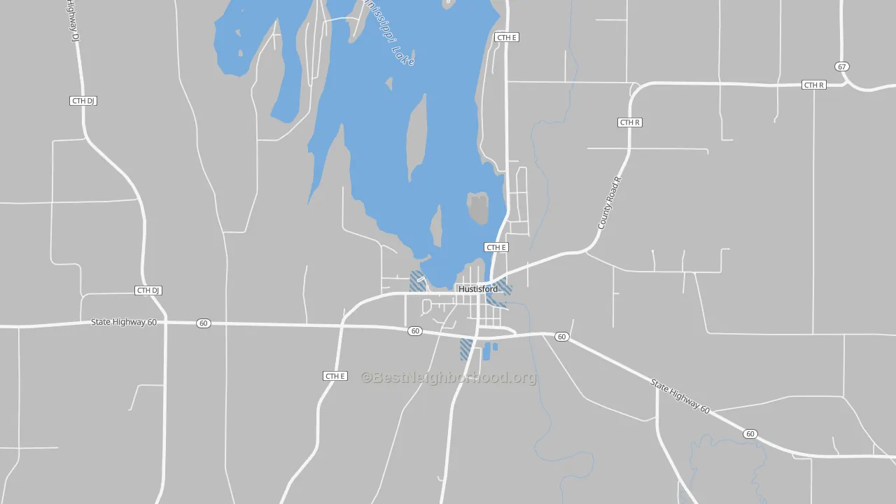 Transit Grade map of 53034, WI