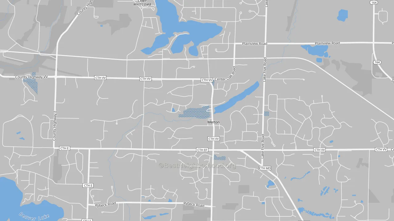 Transit Grade map of 53056, WI