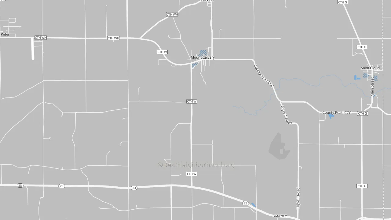 Transit Grade map of 53057, WI