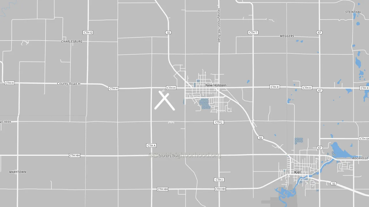 Transit Grade map of 53061, WI