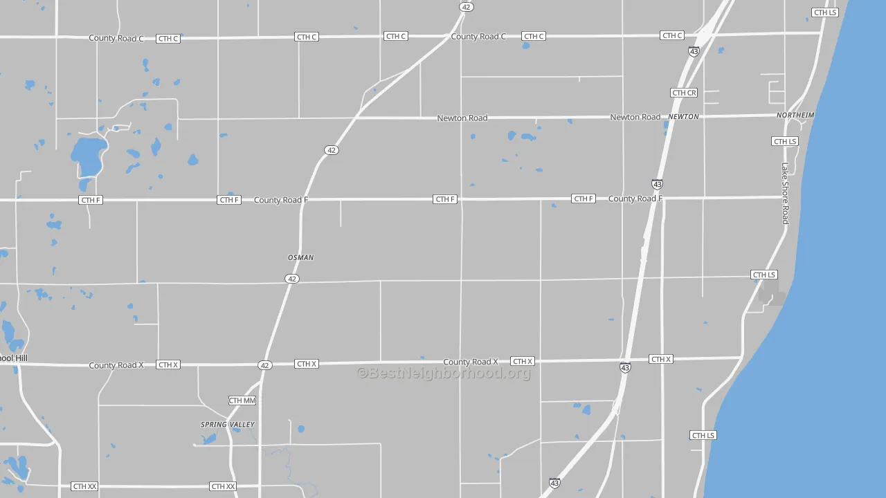 Transit Grade map of 53063, WI